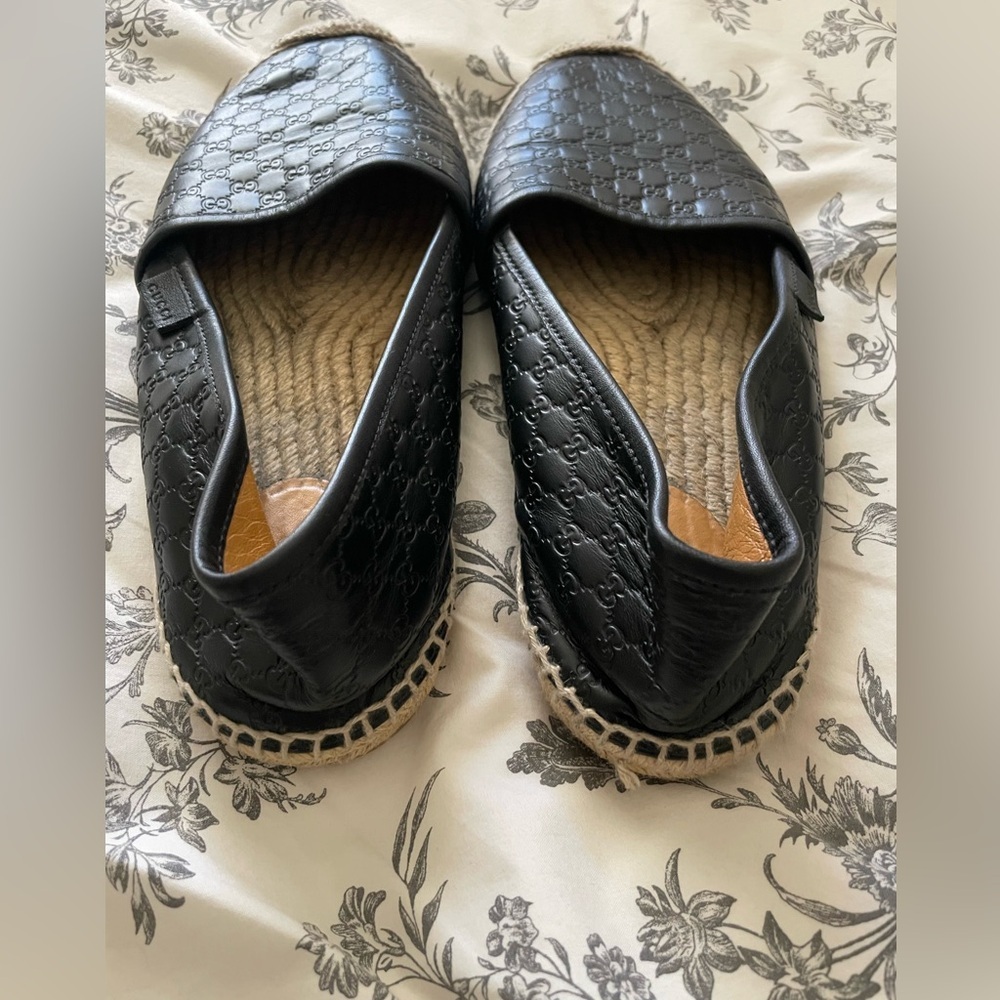 Leather Gucci Black Espadrilles - Picture 3 of 7